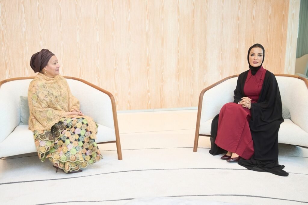 Шейха Моза встретилась с Аминой Мохаммед